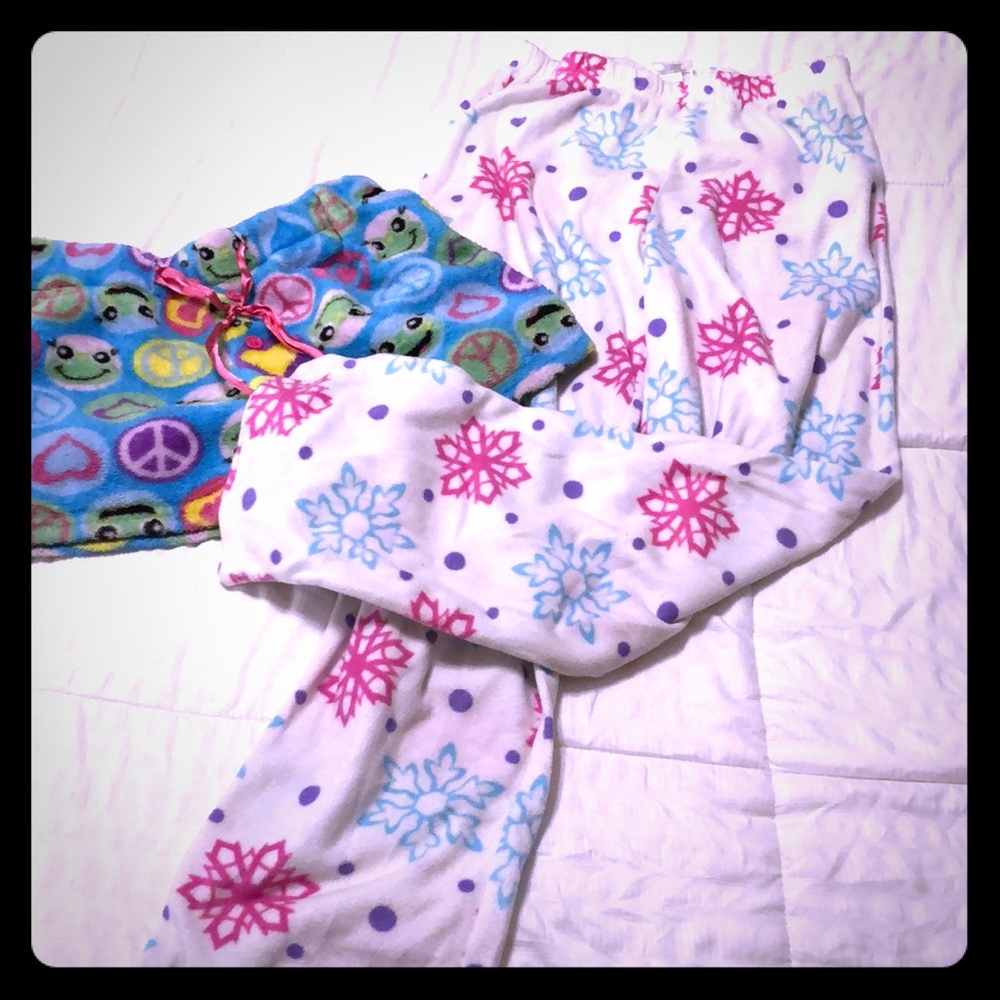 Girls flannel PJ bottoms Bundle